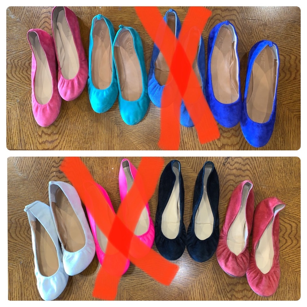 Bundle of 6 pairs of J. Crew shoes
